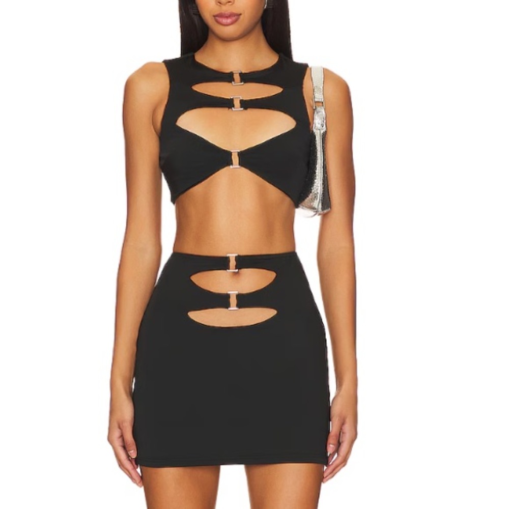 Black Cut-Out Dress